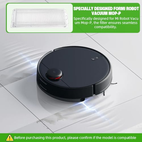 HASTHIP® Compatible with Mi Robot Vacuum Mop 2i Pro Replacement Filters Spare Accessories 3 PCS HASTHIP® Compatible with Mi Robot Vacuum Mop 2i Pro Replacement Filters Spare Accessories 3 PCS